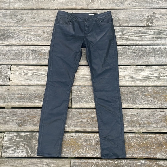 Zara Woman Faux Leather Pants - Picture 3 of 8